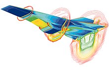 220px X 43A Hyper X Mach 7 computational fluid dynamic CFD