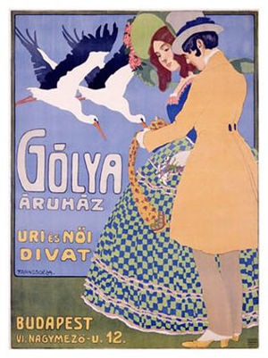 300px Geza Farago plakat Golya aruhaz