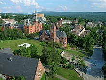 Cornell University Ho Plaza and Sage Hall 1