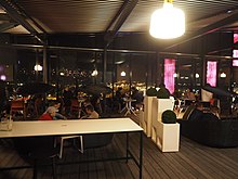 Interior of Moro Sky Bar