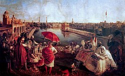 Diploma in Hotel Management and Catering Technology Research 4 Ranjit Singh at Harmandir Sahib August Schoefft Vienna 1850 Princess Bamba Collection Lahore Fort