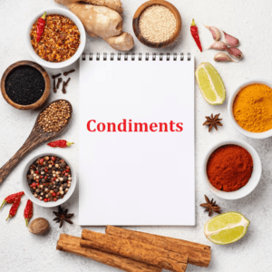 Read more about the article Condiments