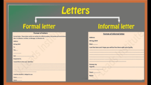 Read more about the article Formal & Informal letters