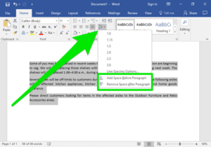 Read more about the article Line Spacing