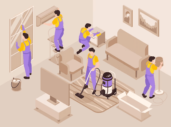 Read more about the article Step‐by‐step room cleaning procedure