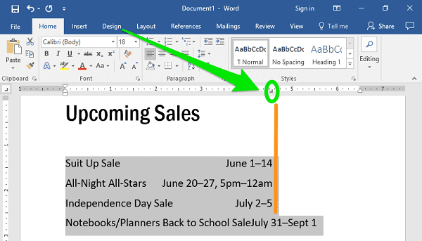 Read more about the article Tab Stops