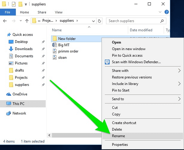 Read more about the article To create a folder