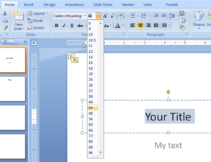 Read more about the article Changing Fonts and Point Size