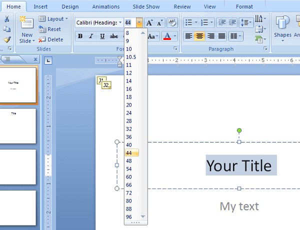 Read more about the article Changing Fonts and Point Size
