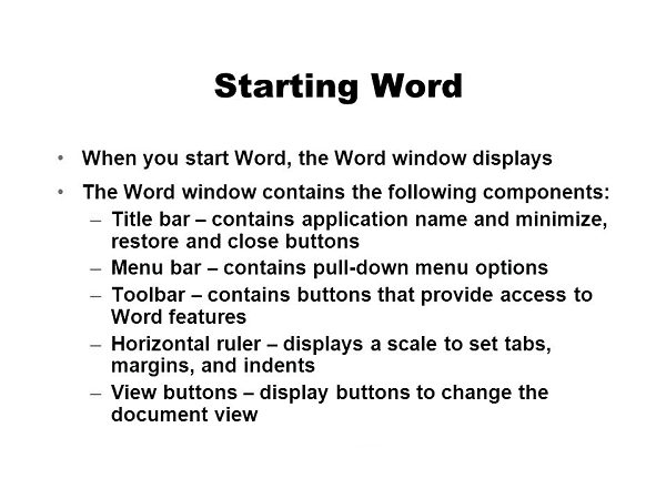 Read more about the article Starting Word 2000