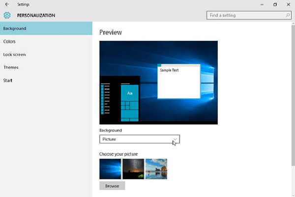 Read more about the article To change the background of the Desktop