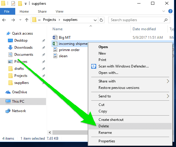 Read more about the article To delete a File or Folder