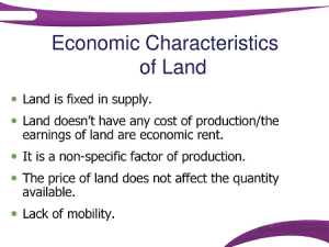 Read more about the article Characteristics of land