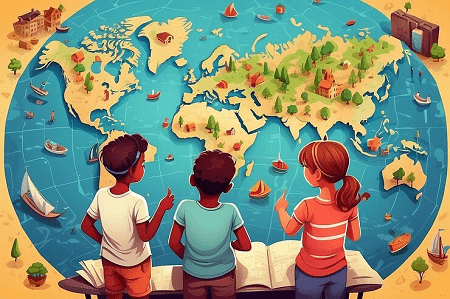 Read more about the article Study of Main Regions North, South, East and West