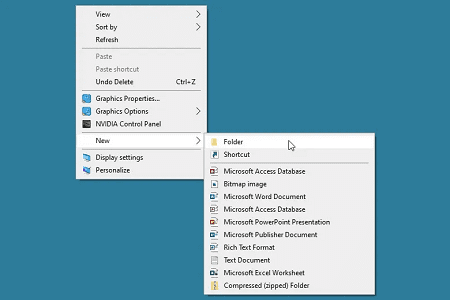 Read more about the article To create a folder