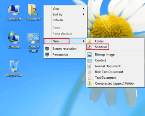Read more about the article To put a shortcut on the Desktop