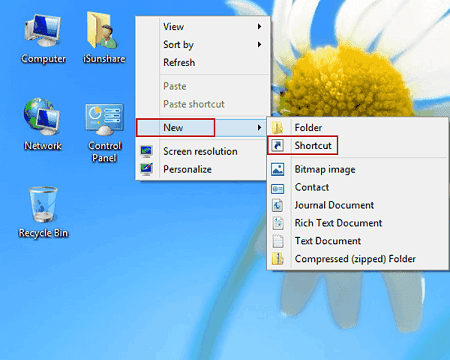 Read more about the article To put a shortcut on the Desktop