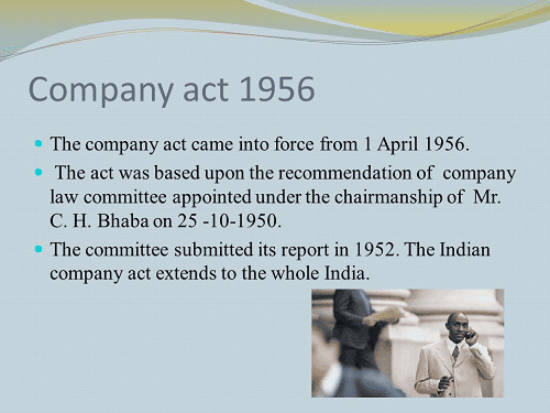 Read more about the article The Indian Companies Act, 1956