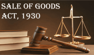 Read more about the article The Sale of Goods Act 1930