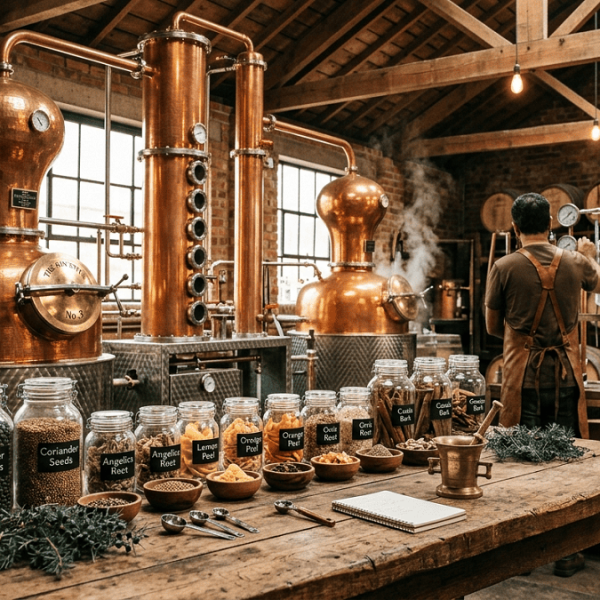 Gin‐ingredients used in the manufacturing of well known brands
